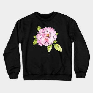 Pink Rose Crewneck Sweatshirt